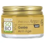SO’BiO étic Anti-age Precieux Argan Nachtgel BIO (50 ml) - regenereert en maakt de huid glad
