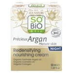 SO’BiO étic Anti-age Precieux voedende en verstevigende nachtcrème GOLD BIO (50 ml) - ideaal voor de rijpe huid