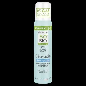 SO’BiO étic Natuurlijke deodorant ECO SPRAY 24h - Aloë vera BIO (100 ml) - werkt tot 24 uur