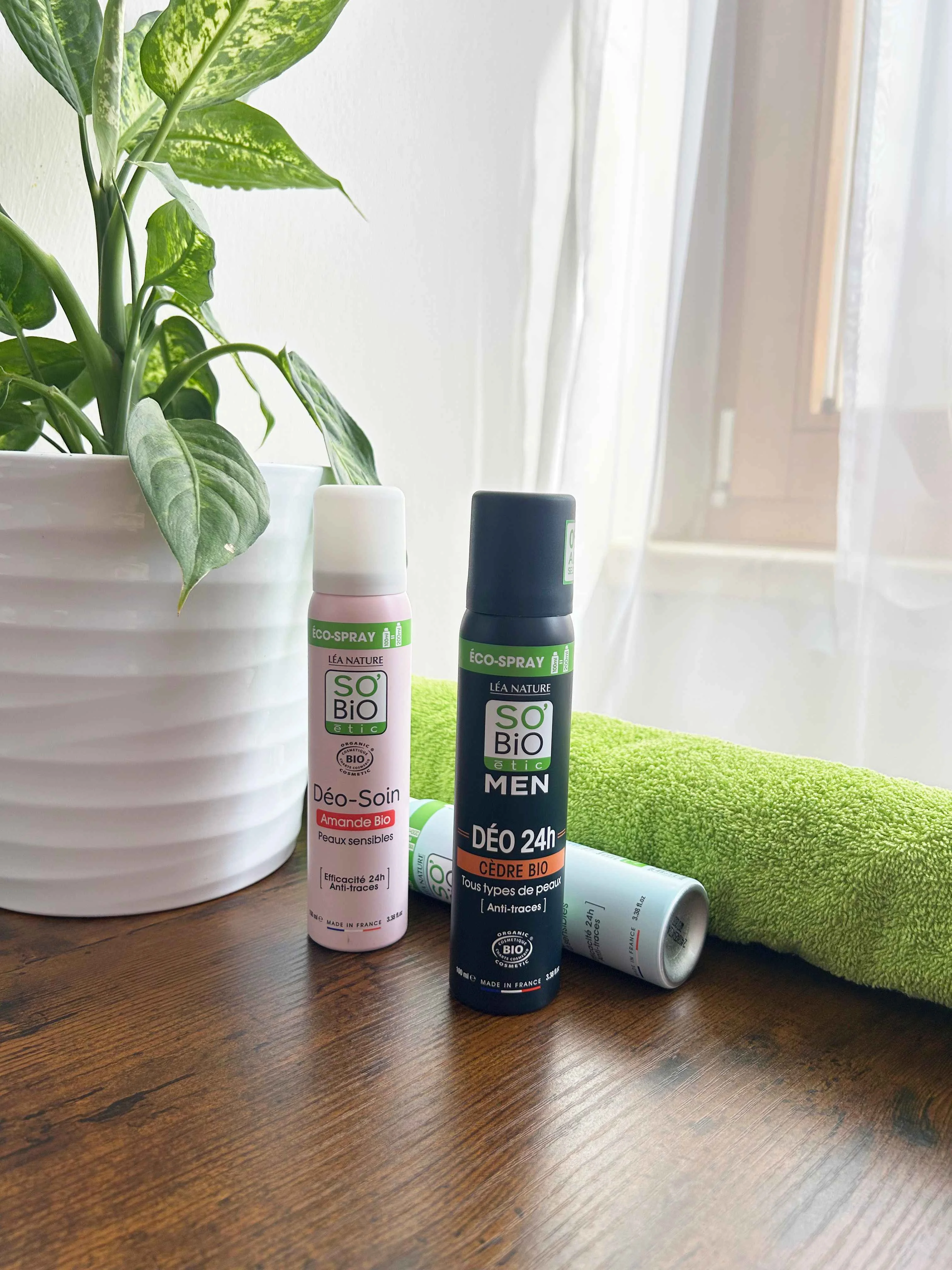 SO’BiO étic Natuurlijke deodorant ECO SPRAY 24u MEN - BIO ceder (100 ml) - tot 24 uur effectief