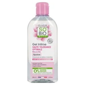 SO’BiO étic Hypoallergene BIO-wasgel voor intieme hygiëne (200 ml) - met extract van klein kaasjeskruid