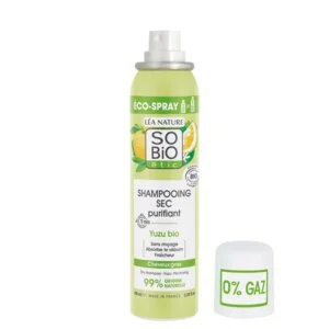 SO’BiO étic Reinigende droogshampoo in spray met BIO-yuzu (100 ml) - laat het haar fris en glad achter