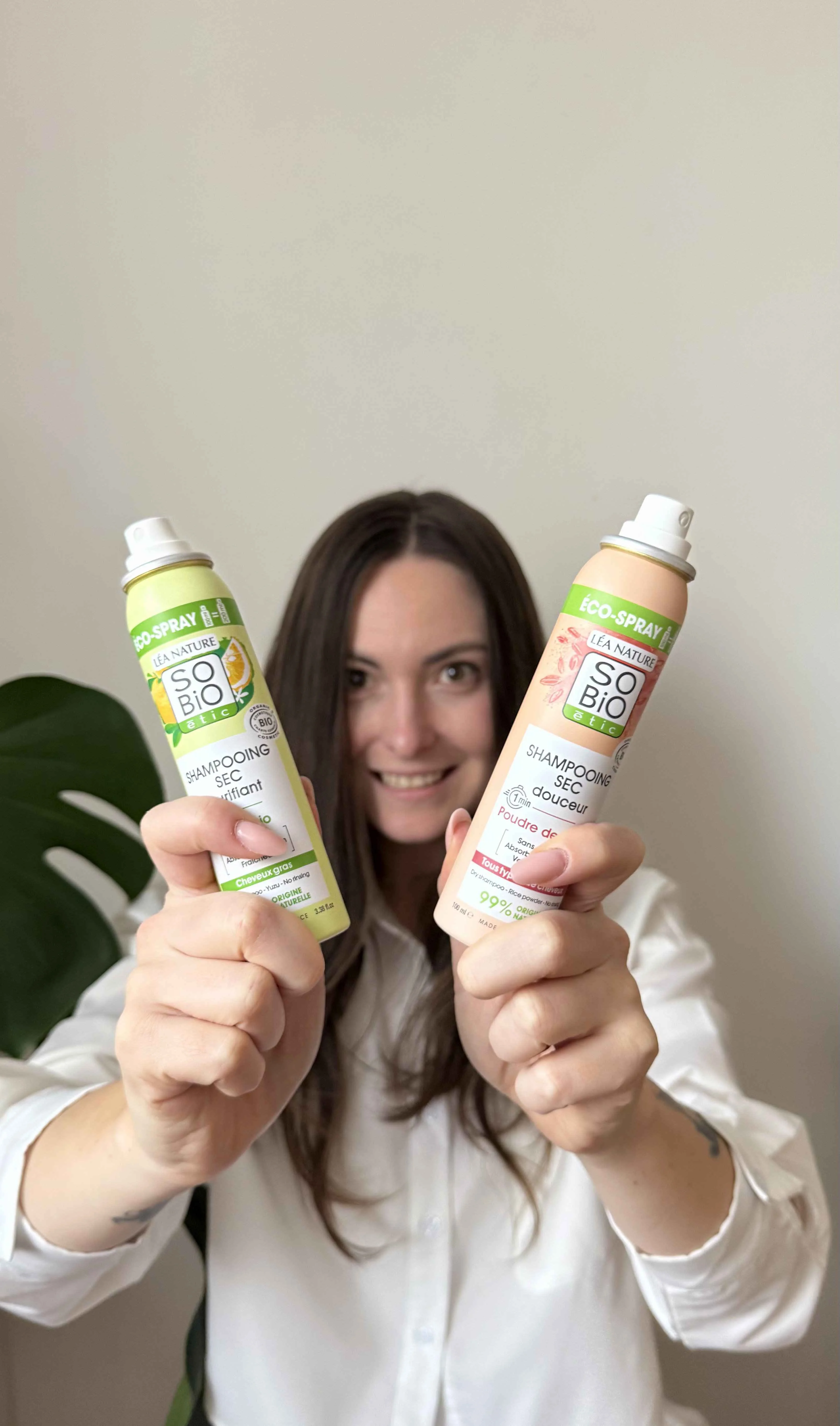SO’BiO étic Reinigende droogshampoo in spray met BIO-yuzu (100 ml) - laat het haar fris en glad achter