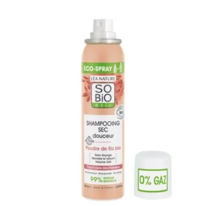 SO’BiO étic Milde droge shampoo in spray voor de gevoelige hoofdhuid BIO (100 ml) - volume en schoon haar zonder wassen