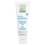 SO’BiO étic Rijk hydraterende dagcrème met biologische Aloe vera (50 ml) - met hyaluronzuur