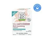SO’BiO étic Rijk voedende crème met BIO-ezelinnenmelk (50 ml) - voor een zeer droge huid