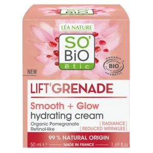 SO’BiO étic Lift'Grenade BIO verhelderende antirimpel dagcrème (50 ml) - met granaatappel
