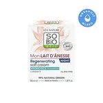 SO’BiO étic Nachtelijke regenererende crème met biologische ezelinnenmelk (50 ml) - opgeklopte textuur