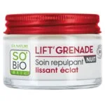 SO’BiO étic Lift'Grenade BIO Verhelderende antirimpel nachtcrème (50 ml) - met granaatappel