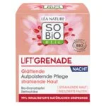 SO’BiO étic Lift'Grenade BIO Verhelderende antirimpel nachtcrème (50 ml) - met granaatappel