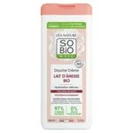 SO’BiO étic Zacht hydraterende douchecrème met biologische ezelinnenmelk (650 ml) - alle huidtypes