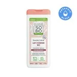 SO’BiO étic Zacht hydraterende douchecrème met biologische ezelinnenmelk (650 ml) - alle huidtypes