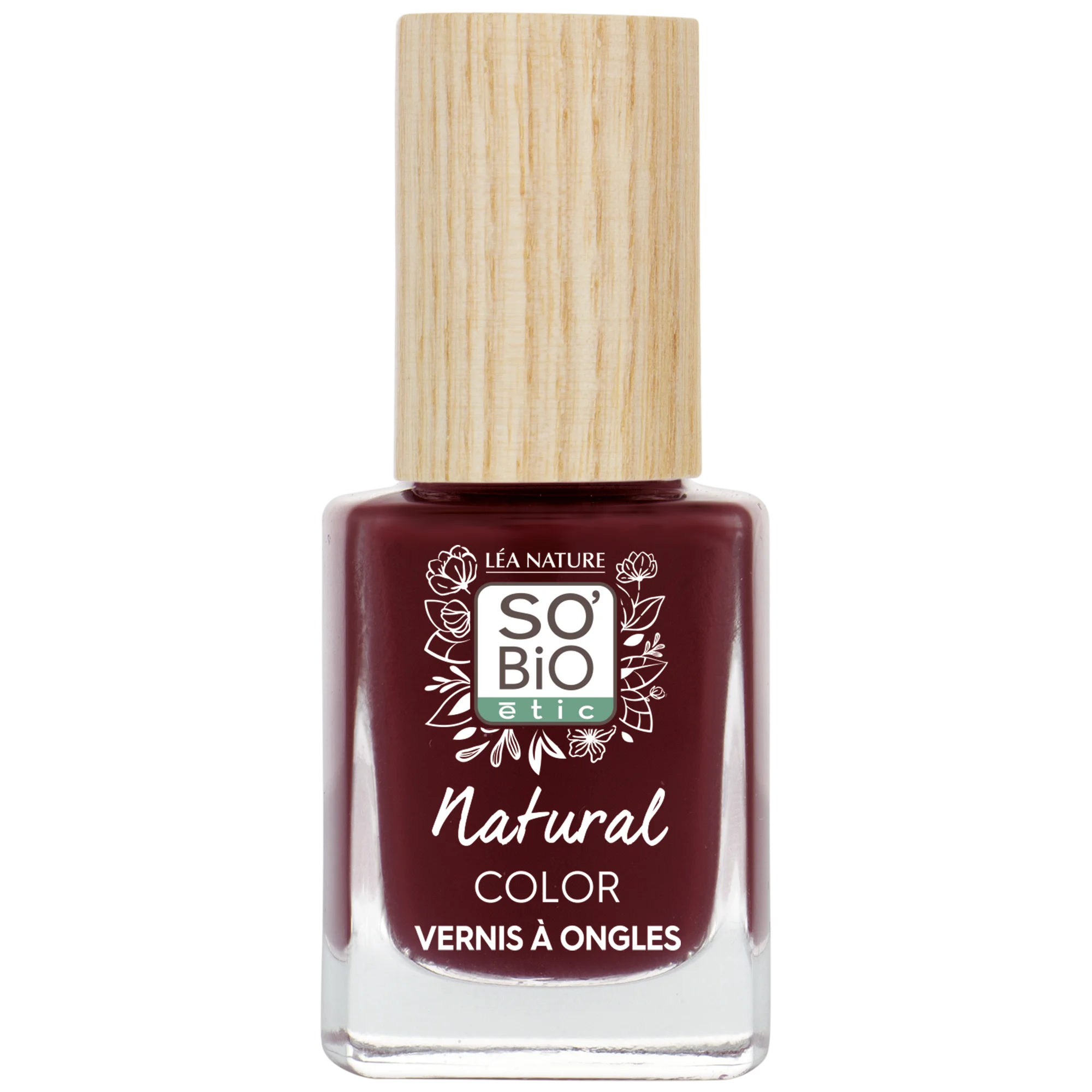 SO’BiO étic Nagellak - 15 Verleidelijk Rood (11 ml) - met stralende en intense kleur