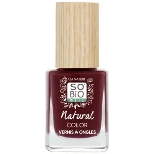 SO’BiO étic Nagellak - 15 Verleidelijk Rood (11 ml) - met stralende en intense kleur