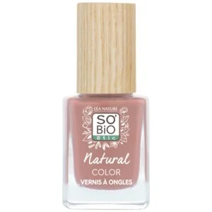 SO’BiO étic Nagellak - 45 roze pioenroos (11 ml) - met een stralende en intense kleur