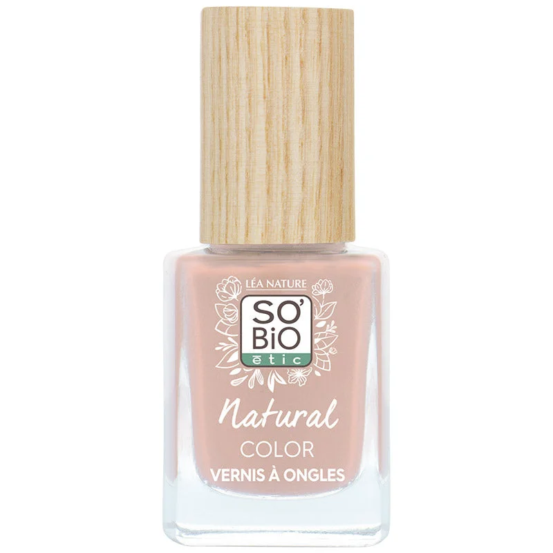 SO’BiO étic Nagellak - 60 romantisch roze (11 ml) - met stralende en intense kleur