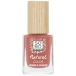 SO’BiO étic Nagellak - 65 roze nude (11 ml) - met een stralende en intense kleur