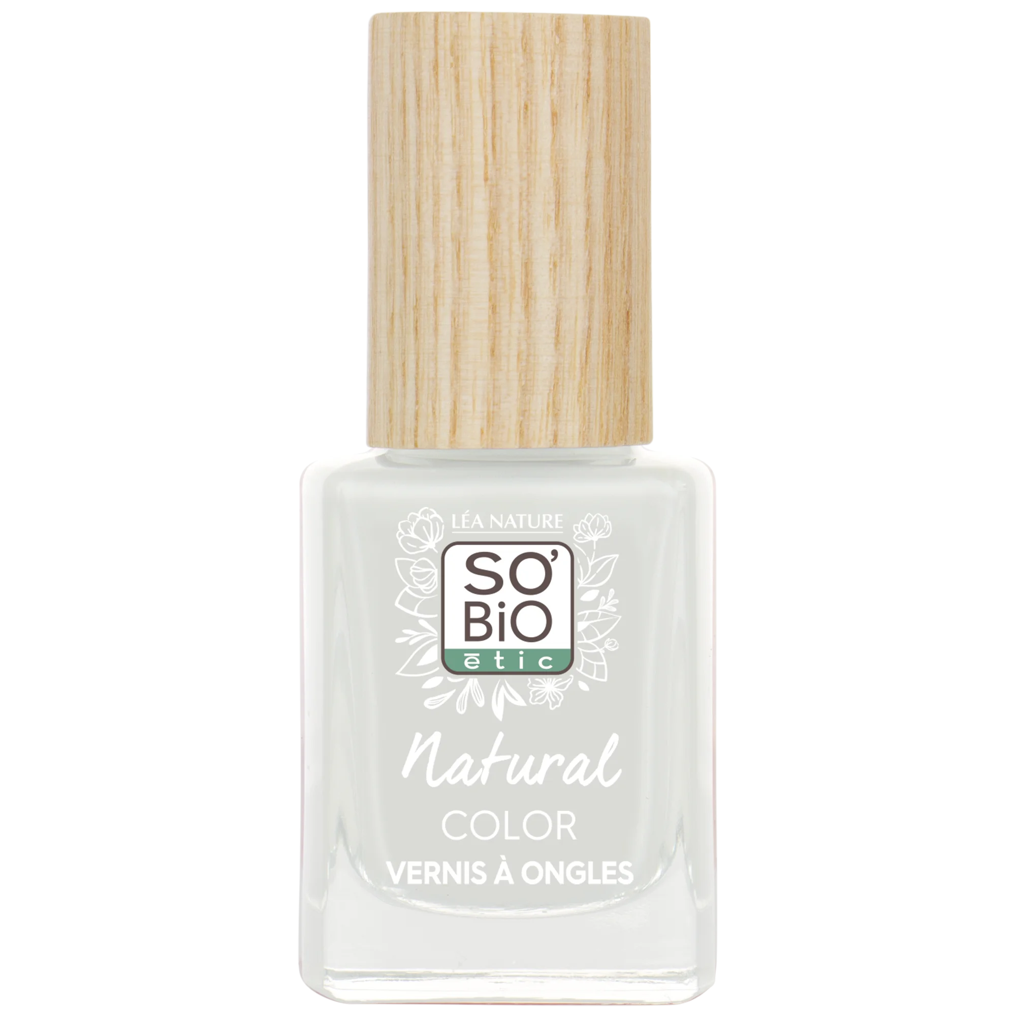 SO’BiO étic Nagellak - 80 Frans wit (11 ml) - met stralende en intense kleur