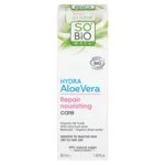 SO’BiO étic Voedende herstellende verzorging met Aloe vera voor gevoelige huid BIO (50 ml) - hydrateert en voedt de huid