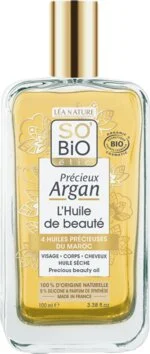 SO’BiO étic Précieux Argan Verzorgende olie voor lichaam, gezicht en haar BIO (100 ml) - elixer van jeugd en schoonheid