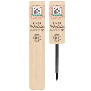 SO’BiO étic Vloeibare eyeliner BIO - 01 zwart (3 ml) - accentueert je ogen