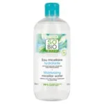 SO’BiO étic Hydraterend micellair water met BIO Aloe vera (500 ml) - verrijkt met korenbloemwater