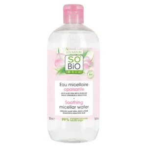 SO’BiO étic Micellair water met verzachtende BIO Aloe Vera (500 ml) - verrijkt met kamillewater
