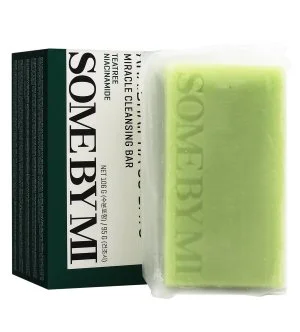 Some AHA BHA PHA 30 Days Miracle Cleansing Bar harde zeep voor de acnegevoelige huid met AHA-, BHA- en PHA-zuren 106 g
