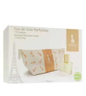 Sophie La Girafe Eau de Soin Parfumée cadeauset voor kinderen lichaamsmist 50 ml + toilettas