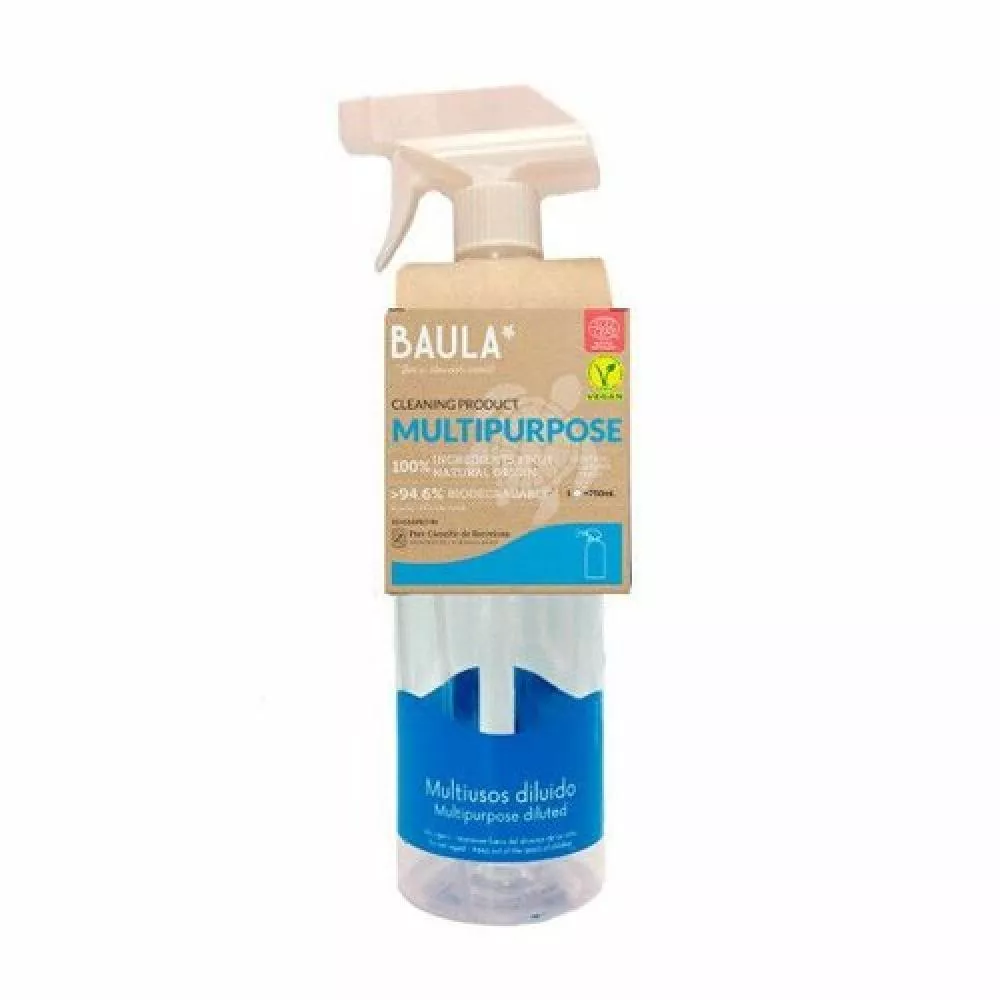 Baula Starter Kit Universeel en Glazen Tablet fles voor 750 ml reinigingsmiddel