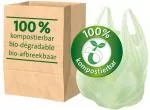 Swirl Biocomposteerbare zakken met handvaten (6st) - 35 l