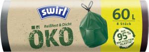 Eco oprolbare zakken (8 stuks) - 60 l - 95% gerecycled materiaal