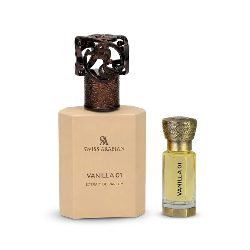 Vanilla 01 50 ml + parfumolie parfumextract voor dames 12 ml