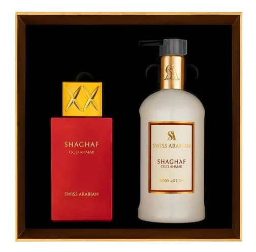 Shaghaf Oud Ahmar U 75 ml + bodylotion eau de parfum 300 ml