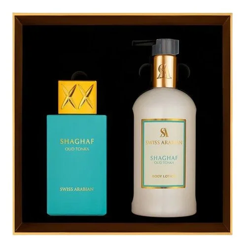 Shaghaf Oud Tonka U 75 ml + bodylotion eau de parfum 300 ml
