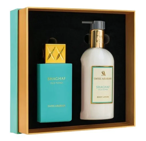 Shaghaf Oud Tonka U 75 ml + bodylotion eau de parfum 300 ml