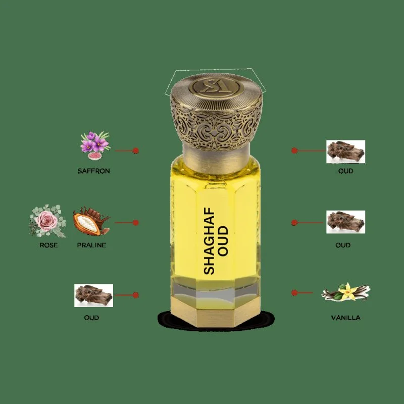 Shaghaf Oud Geconcentreerde Parfumolie U 12 ml