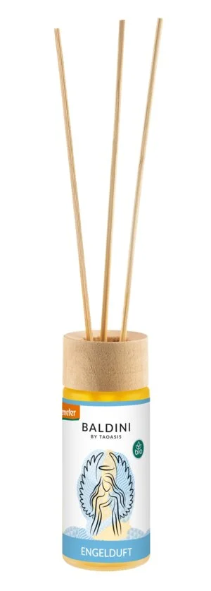 Taoasis Baldini Aromadiffuser met stokjes Angel Scent BIO (50 ml) - euforisch, harmoniserend en activerend