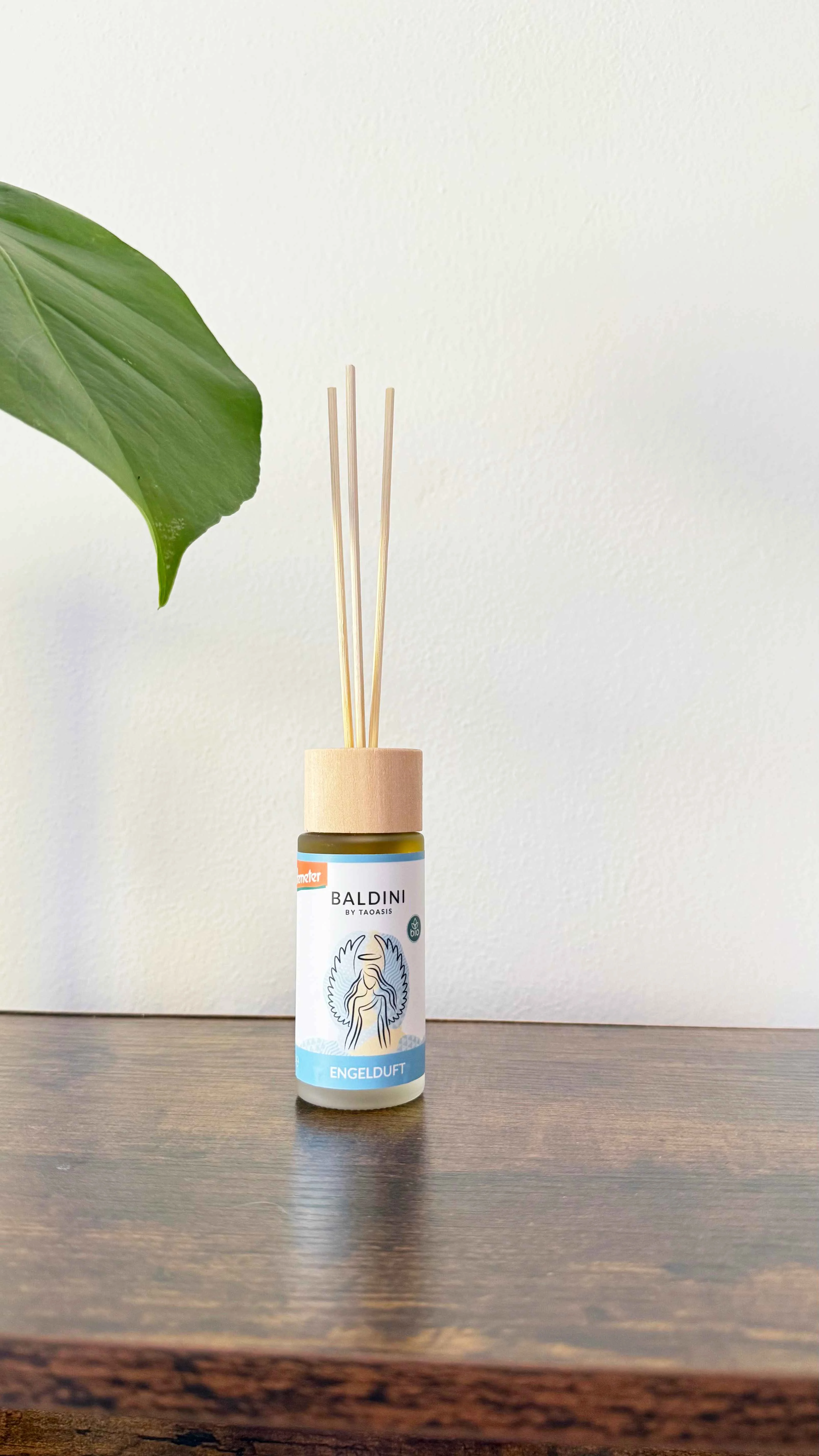 Taoasis Baldini Aromadiffuser met stokjes Angel Scent BIO (50 ml) - euforisch, harmoniserend en activerend