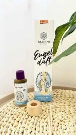 Taoasis Baldini Aromadiffuser met stokjes Angel Scent BIO (50 ml) - euforisch, harmoniserend en activerend