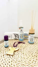 Taoasis Baldini Aroma mini-set Angel Scent BIO (10 ml) - houten hanger als diffuser