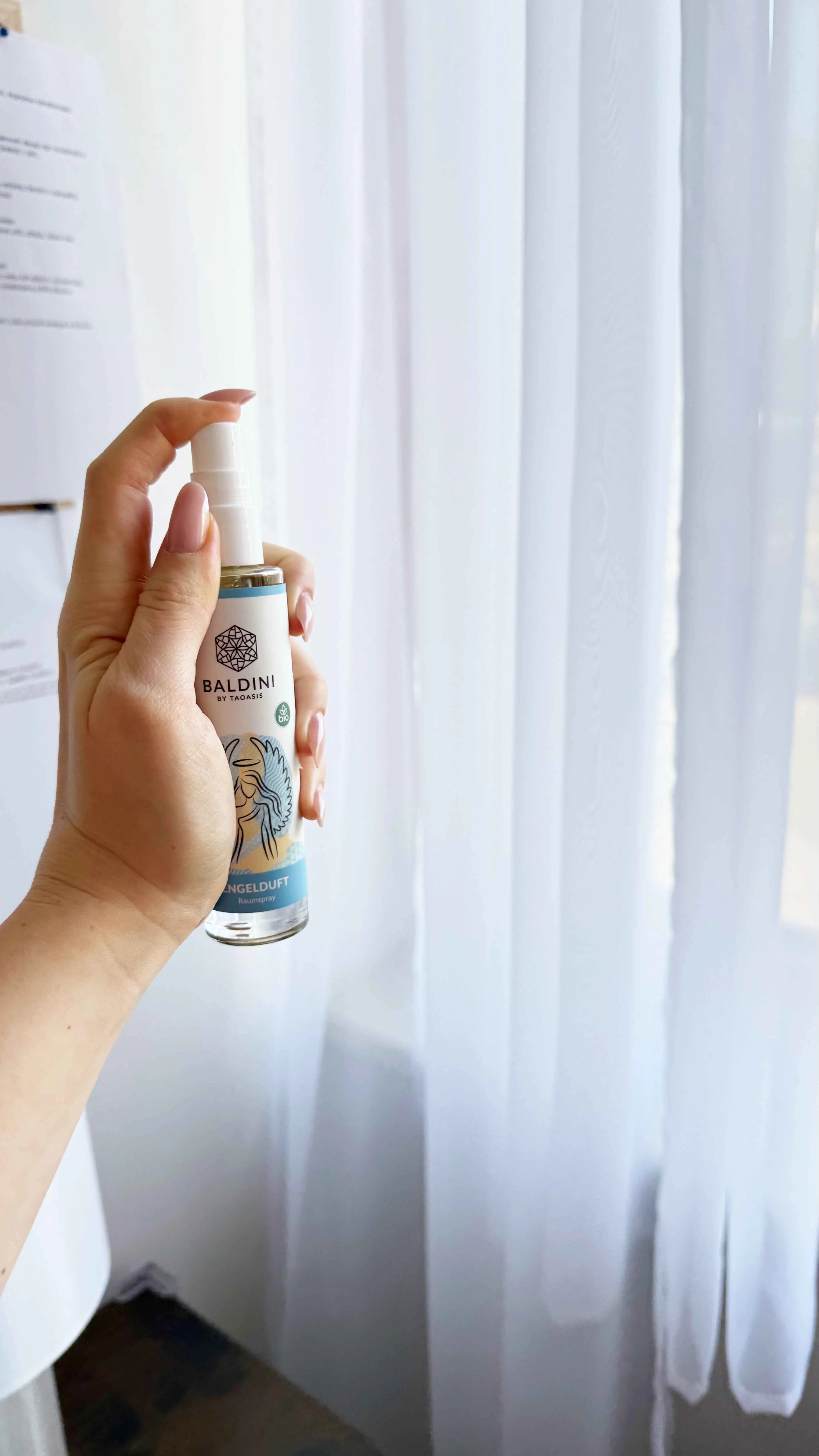 Taoasis Baldini Luchtverfrisser Angel Scent BIO (50 ml) - euforisch, harmoniserend en activerend