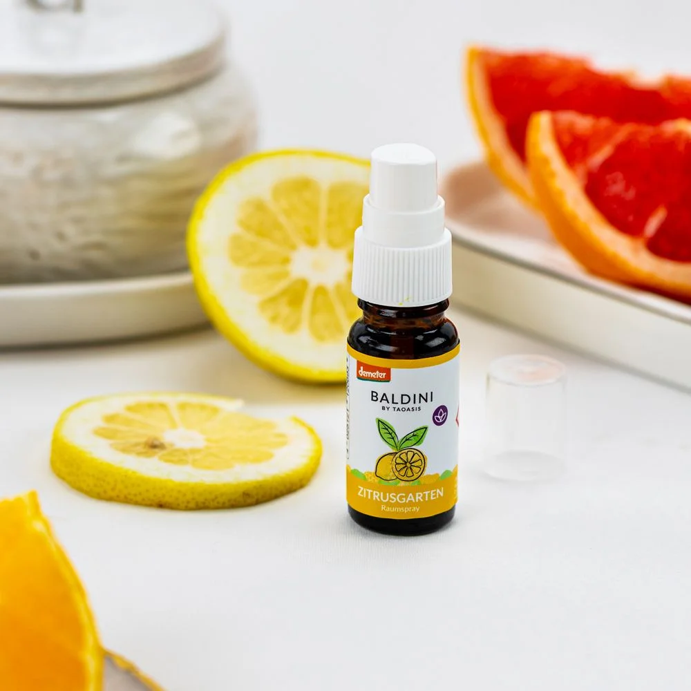 Taoasis Baldini Luchtverfrisser Citrus Garden BIO 50 ml - verfrist en geeft energie