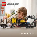 Technic 42175 Vrachtwagen Volvo FMX en elektrische graafmachine Volvo EC230