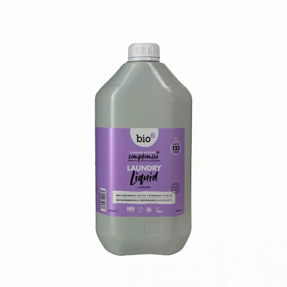 Bio-D Vloeibare wasgel met lavendelgeur - bus (5 L)
