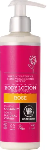 Urtekram Lichaamsmelk roze 245ml BIO, VEG