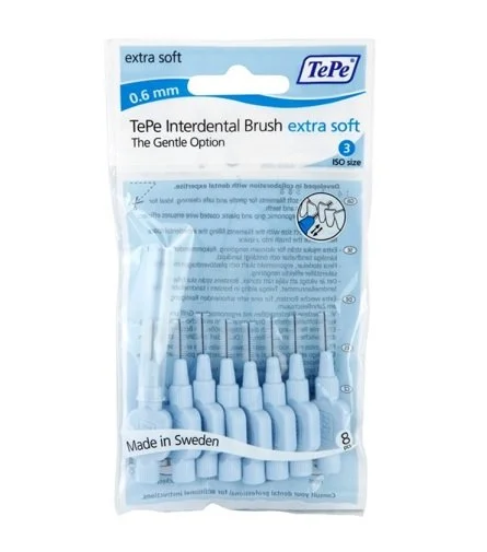 Extra Soft interdentale borsteltjes 0,6 mm 8 stuks