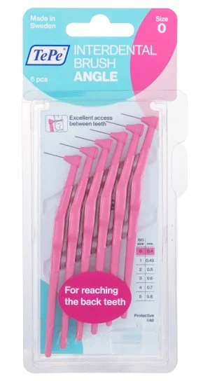 TePe Angle interdentale borsteltjes 0,4 mm 6 stuks