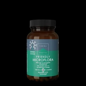 Terranova Health Green Child Friendly Microflora (50 capsules) - geschikt voor kinderen van 4 tot 12 jaar