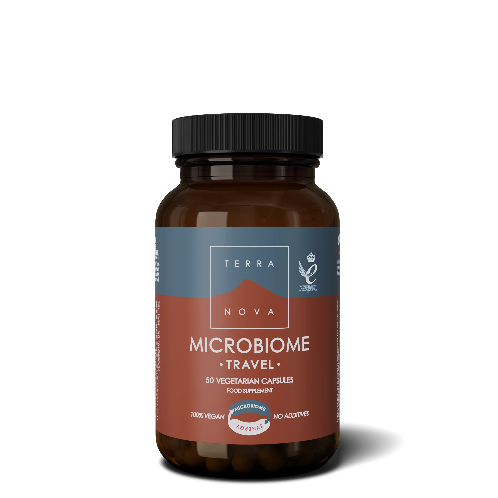 Terranova Health Microbiome Travel (50 capsules) - ondersteuning bij verandering van omgeving
